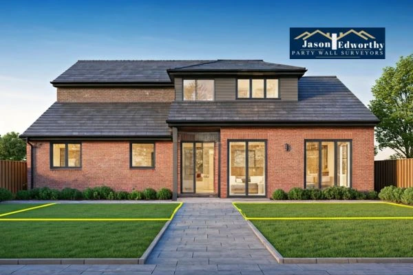 Home extension focusing on boundary line Bexley
