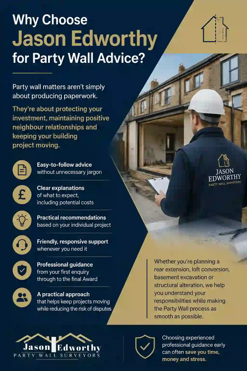 Why Choose Jason Edworthy for Party Wall Advice Bexley?